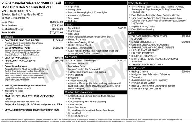 2026 Chevrolet Silverado 1500 LT Trail Boss - Photo 31