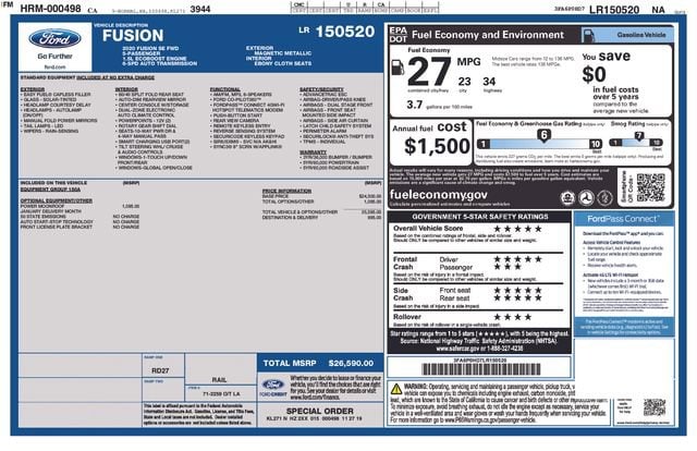 2020 Ford Fusion SE - Photo 32