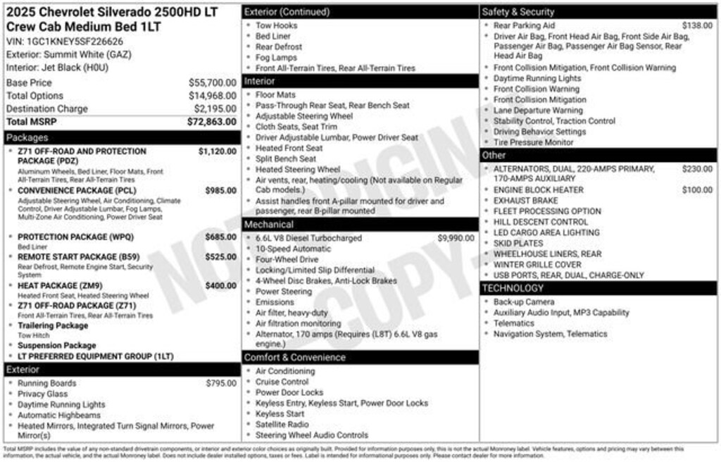 Used 2025 Chevrolet Silverado 2500 HD LT Truck