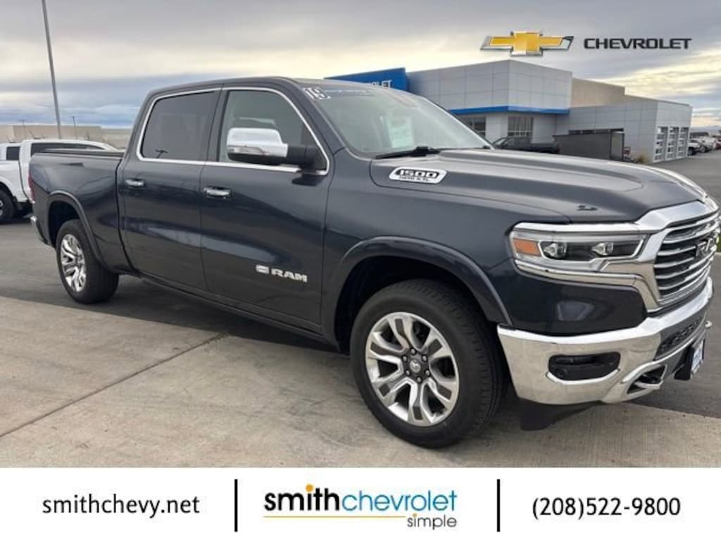 Used 2019 Ram 1500 Longhorn Crew Cab 4x4 64 Box Truck
