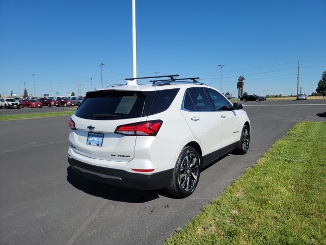 Certified 2022 Chevrolet Equinox Premier with VIN 3GNAXXEV2NS107295 for sale in Idaho Falls, ID