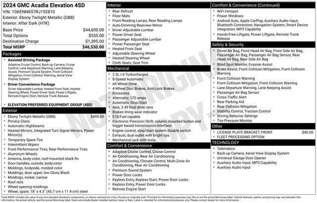 2024 GMC Acadia Elevation - Photo 31