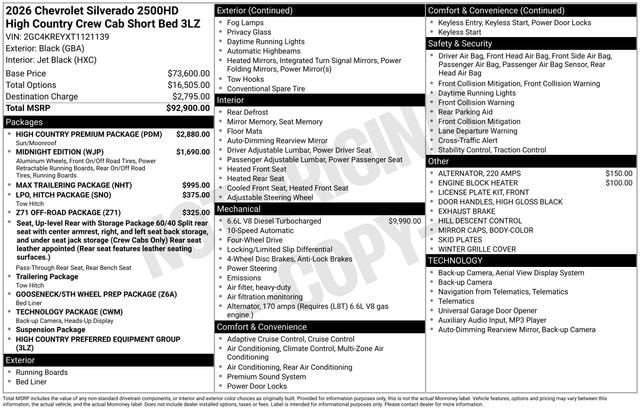 2026 Chevrolet Silverado 2500 HD High Country - Photo 33