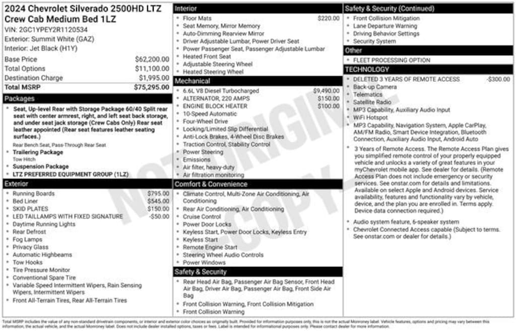 Used 2024 Chevrolet Silverado 2500 HD LTZ Truck
