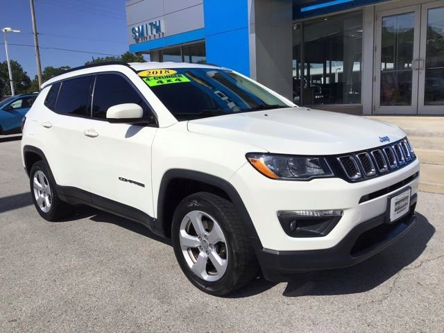 Used 2018 Jeep Compass Latitude with VIN 3C4NJDBB2JT282509 for sale in Hammond, IN