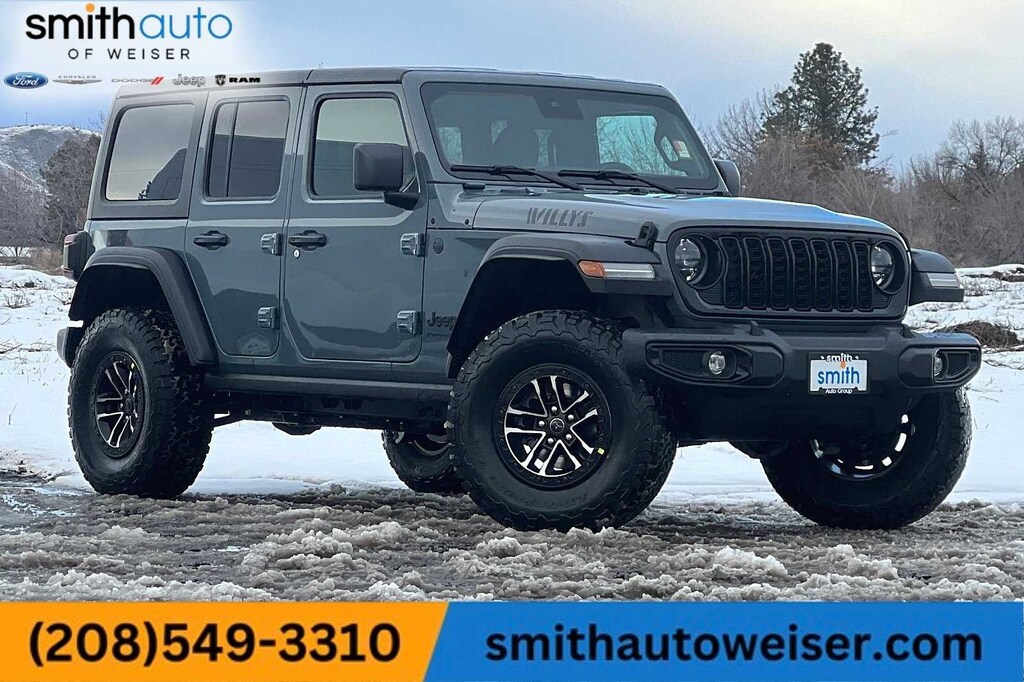 New 2024 Jeep Wrangler 4DOOR WILLYS For Sale Weiser ID