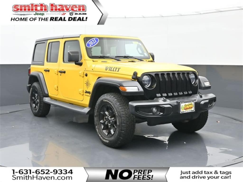 Certified 2021 Jeep Wrangler Unlimited Willys SUV