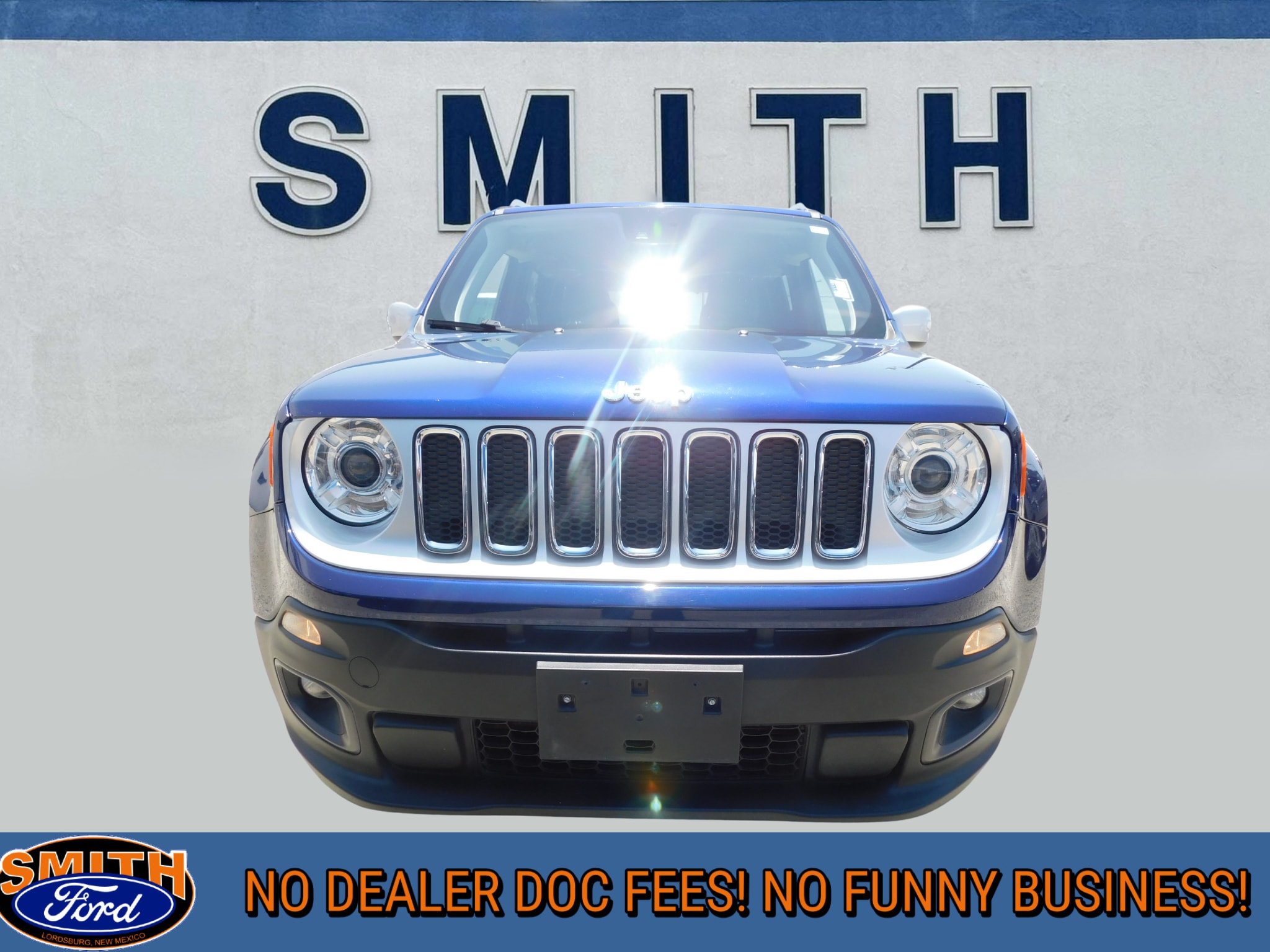 Used 2018 Jeep Renegade Limited with VIN ZACCJBDB7JPH11465 for sale in Lordsburg, NM