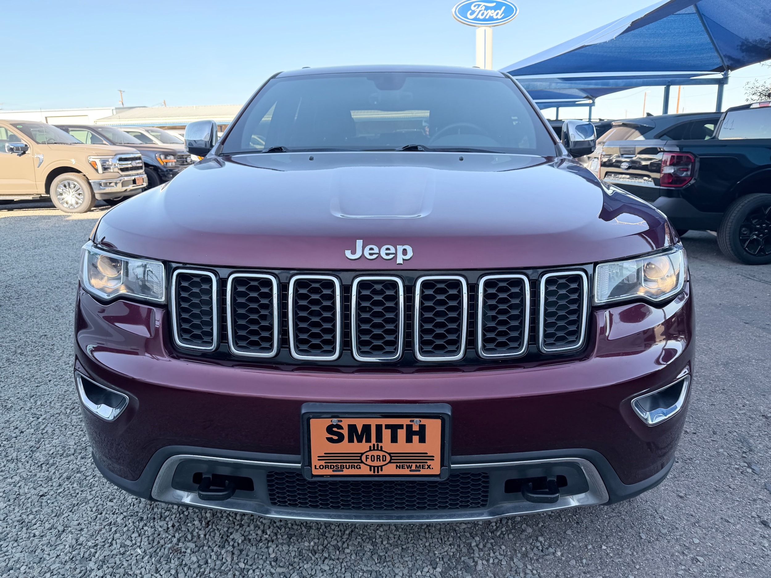 Used 2017 Jeep Grand Cherokee Limited with VIN 1C4RJFBG8HC676420 for sale in Lordsburg, NM