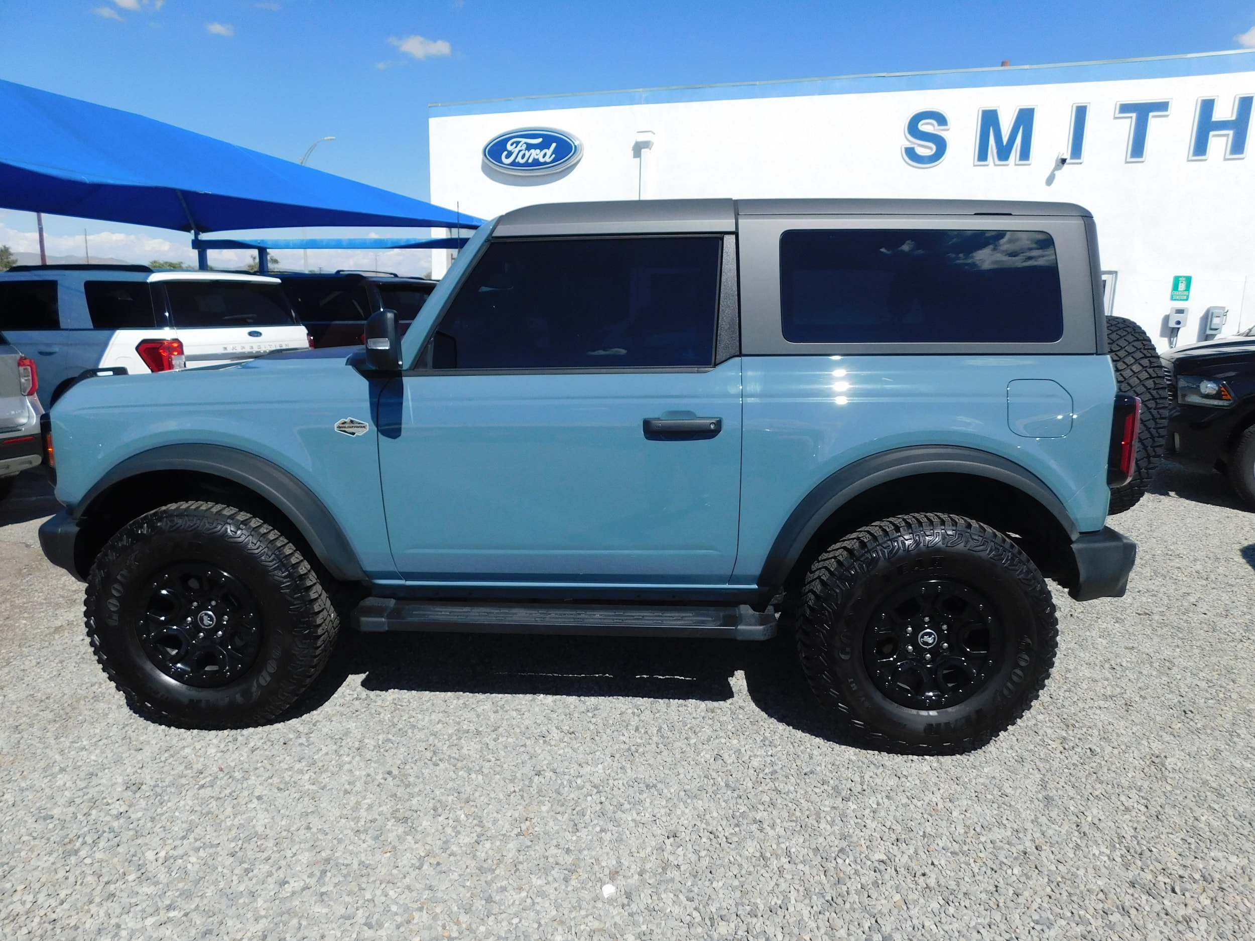 Used 2023 Ford Bronco 2-Door Wildtrak with VIN 1FMDE5CP5PLB73980 for sale in Lordsburg, NM