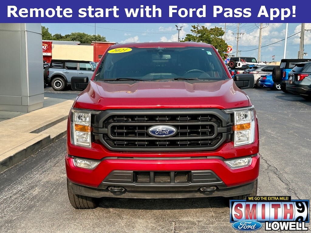 Used 2021 Ford F-150 XLT with VIN 1FTFW1E87MFA18172 for sale in Lowell, IN