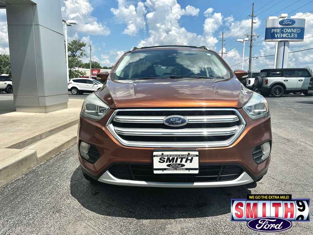 Certified 2017 Ford Escape Titanium with VIN 1FMCU0J97HUA58623 for sale in Lowell, IN