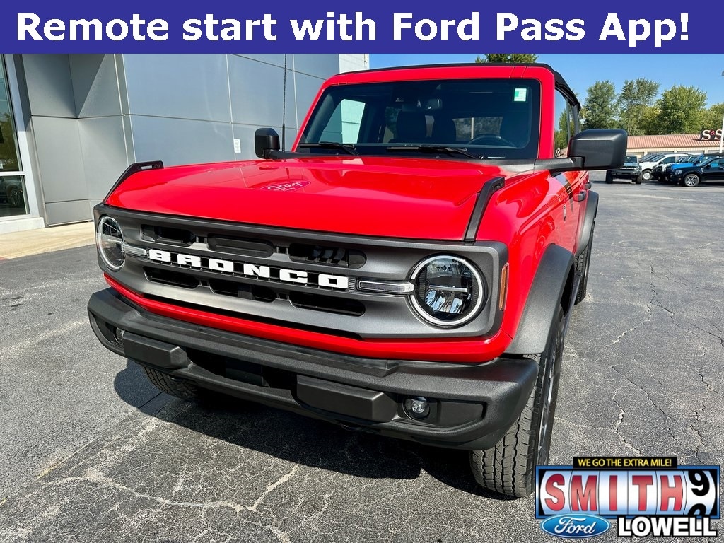 Used 2022 Ford Bronco 4-Door Big Bend with VIN 1FMEE5BP0NLA92422 for sale in Lowell, IN