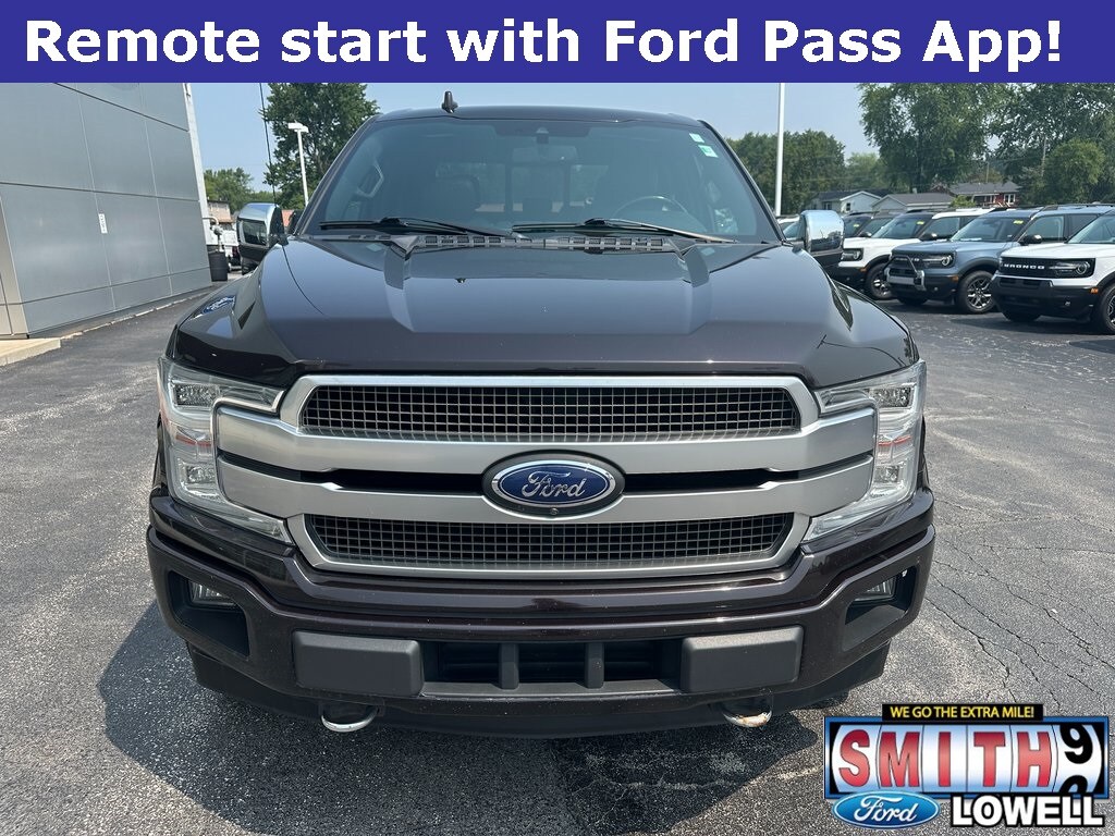 Used 2018 Ford F-150 Platinum with VIN 1FTEW1EG5JFB40558 for sale in Lowell, IN