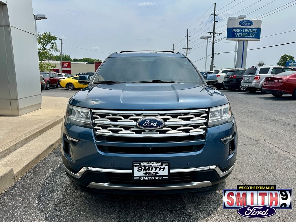 Used 2018 Ford Explorer Limited with VIN 1FM5K7F85JGA82303 for sale in Lowell, IN