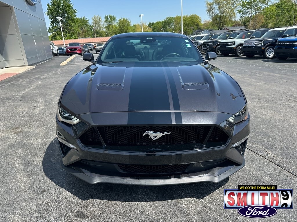 Used 2022 Ford Mustang GT Premium with VIN 1FA6P8CFXN5142506 for sale in Lowell, IN