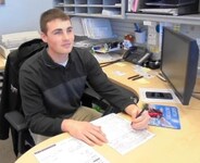 Staff member Parker Sirek from ID_83e23a