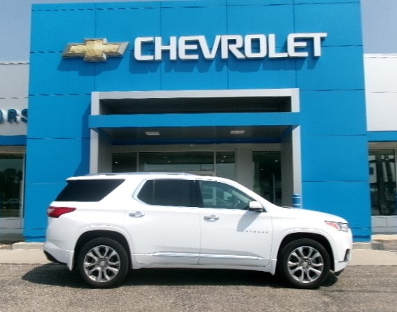 Summit White 2020 Chevrolet Traverse SUV / Crossover Four-Wheel Drive Automatic