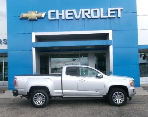 Quicksilver Metallic 2017 GMC Canyon SLT Ext. Cab LB 4WD Pickup Truck Four-Wheel Drive Automatic