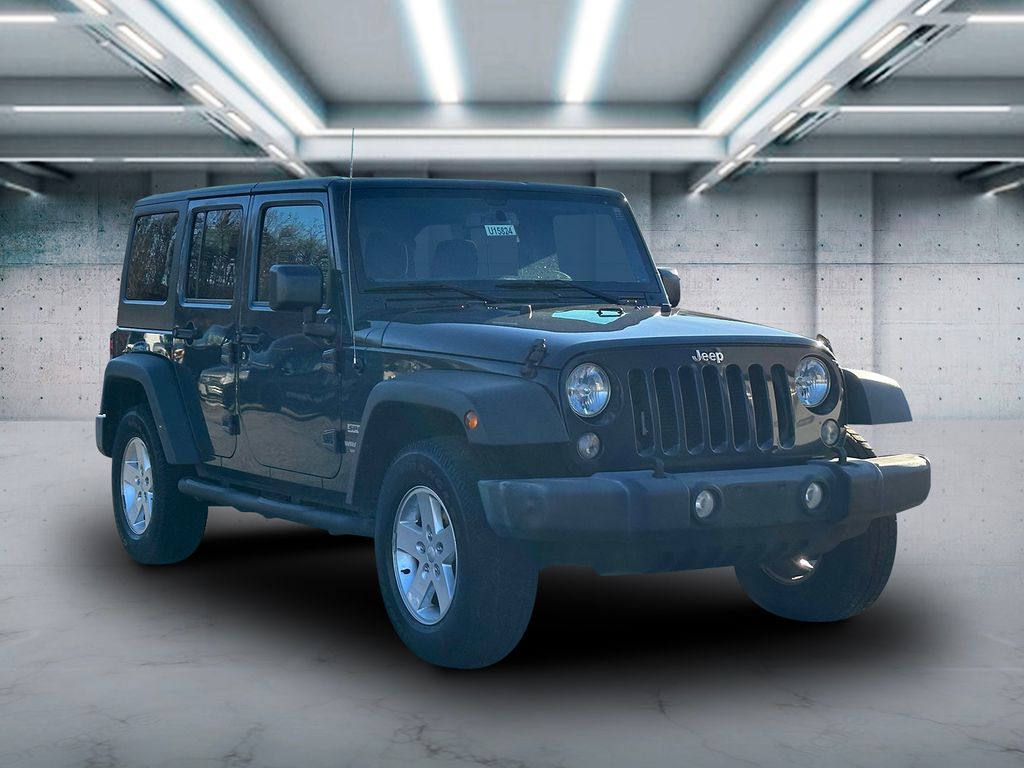 Used 2017 Jeep Wrangler Unlimited Sport S with VIN 1C4HJWDG6HL535340 for sale in Saint James, NY