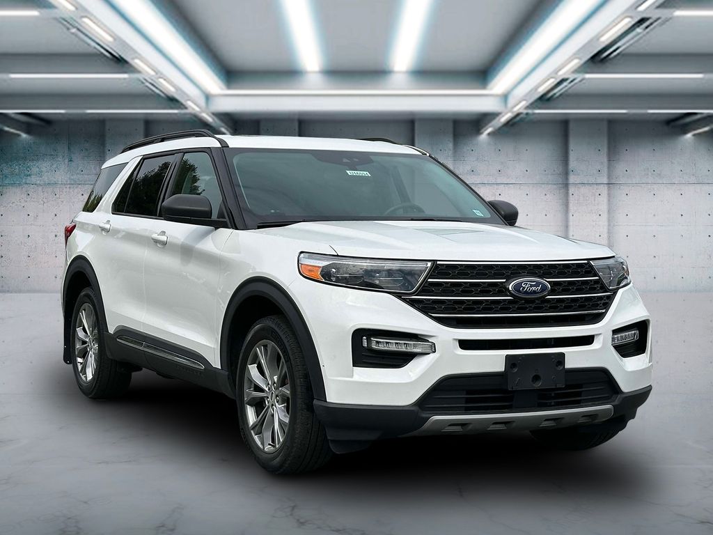 Used 2022 Ford Explorer XLT with VIN 1FMSK8DH5NGA45561 for sale in Saint James, NY