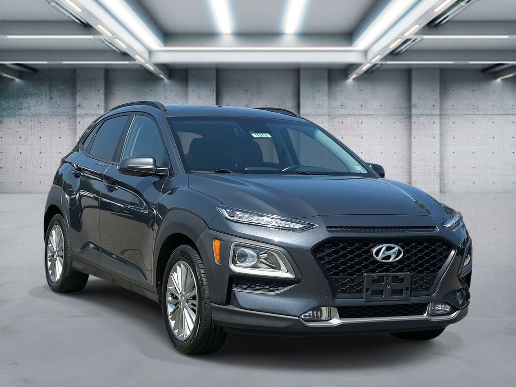 Used 2021 Hyundai Kona SEL Plus with VIN KM8K6CAAXMU712381 for sale in Saint James, NY