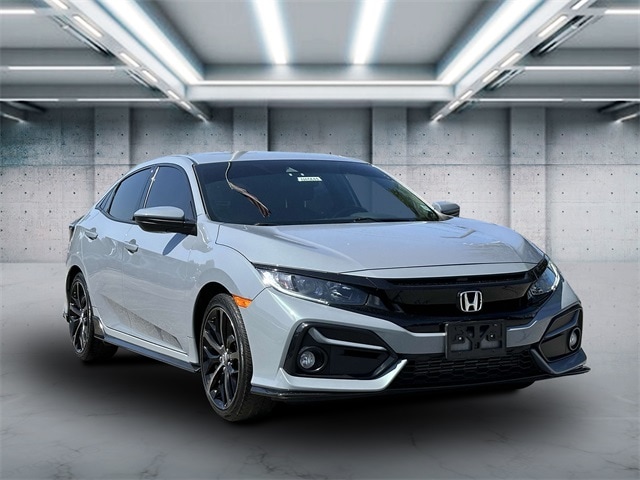 Used 2021 Honda Civic Hatchback Sport with VIN SHHFK7H43MU407319 for sale in Saint James, NY