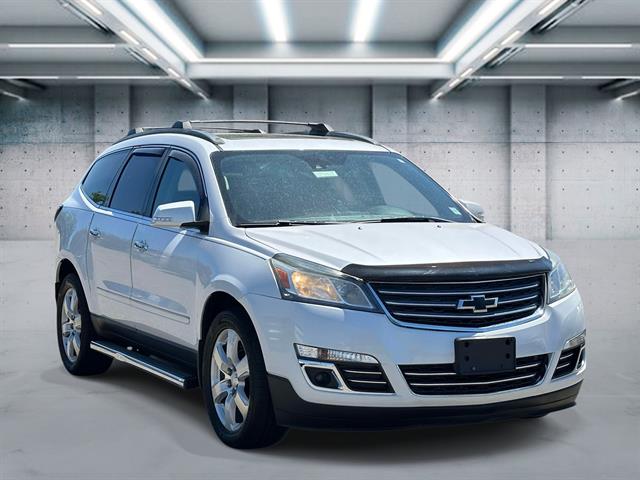 Used 2016 Chevrolet Traverse LTZ with VIN 1GNKVJKD9GJ336824 for sale in Saint James, NY