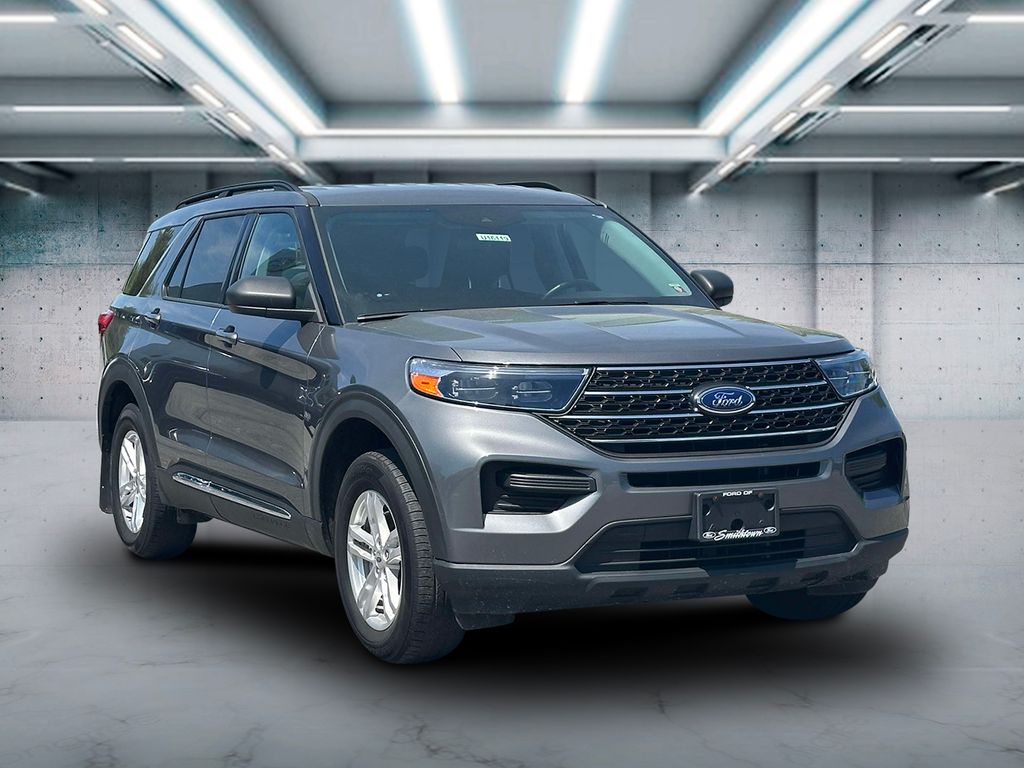 Used 2022 Ford Explorer XLT with VIN 1FMSK8DHXNGB40004 for sale in Saint James, NY