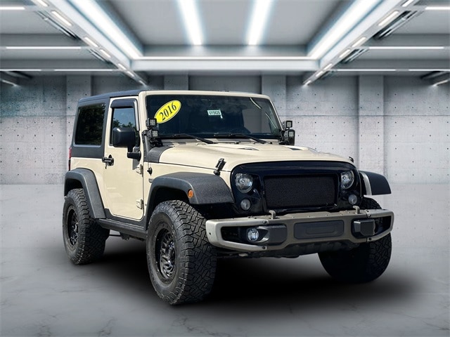 Used 2016 Jeep Wrangler Sahara with VIN 1C4GJWBG9GL244845 for sale in Saint James, NY