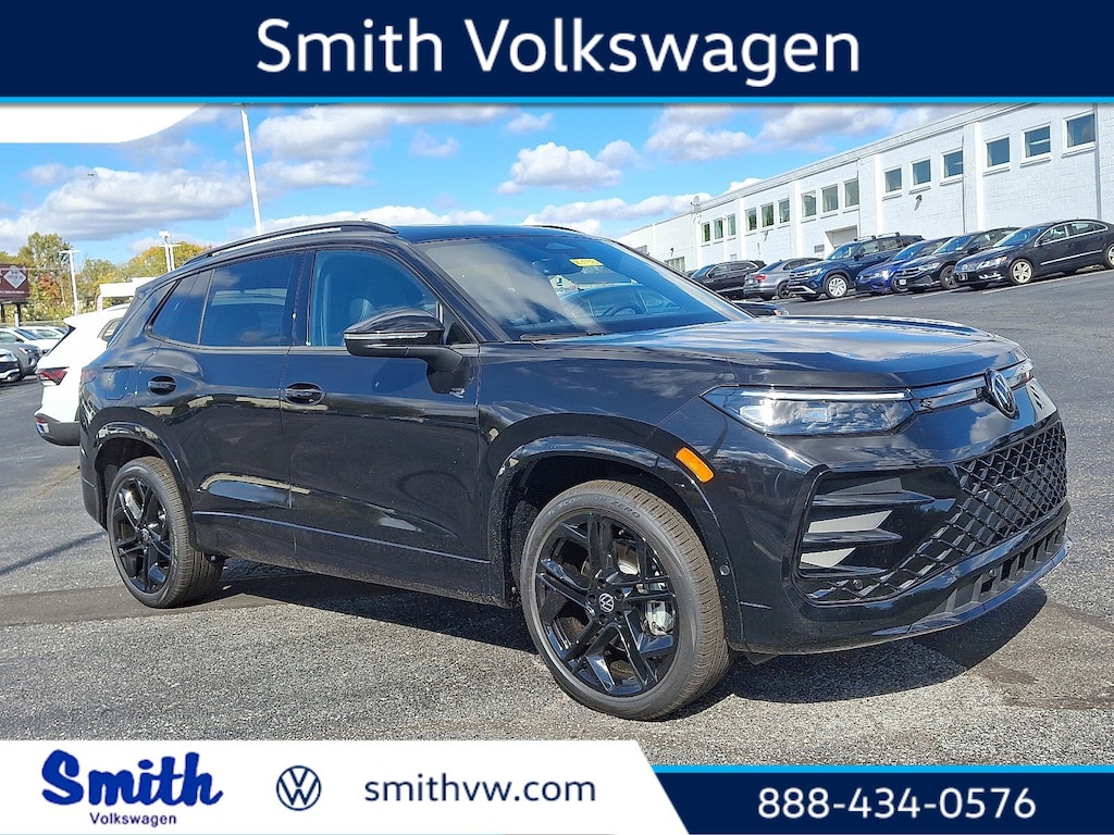 New 2025 Volkswagen Tiguan 2.0T SE R-Line Black SUV