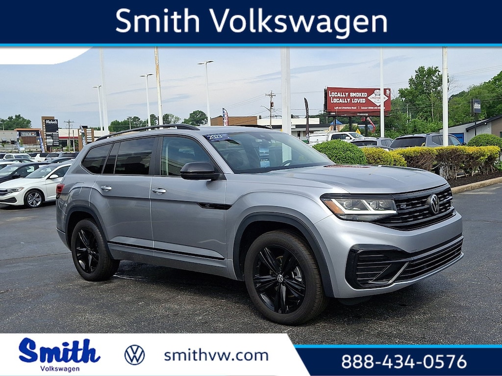 Certified 2023 Volkswagen Atlas 3.6L V6 SEL R-Line Black SUV