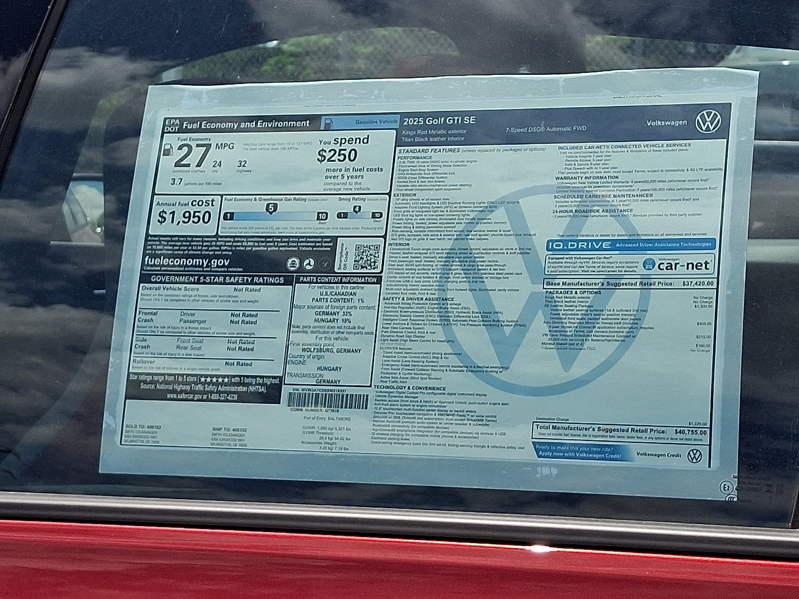 2025 Volkswagen Golf GTI SE - Photo 19