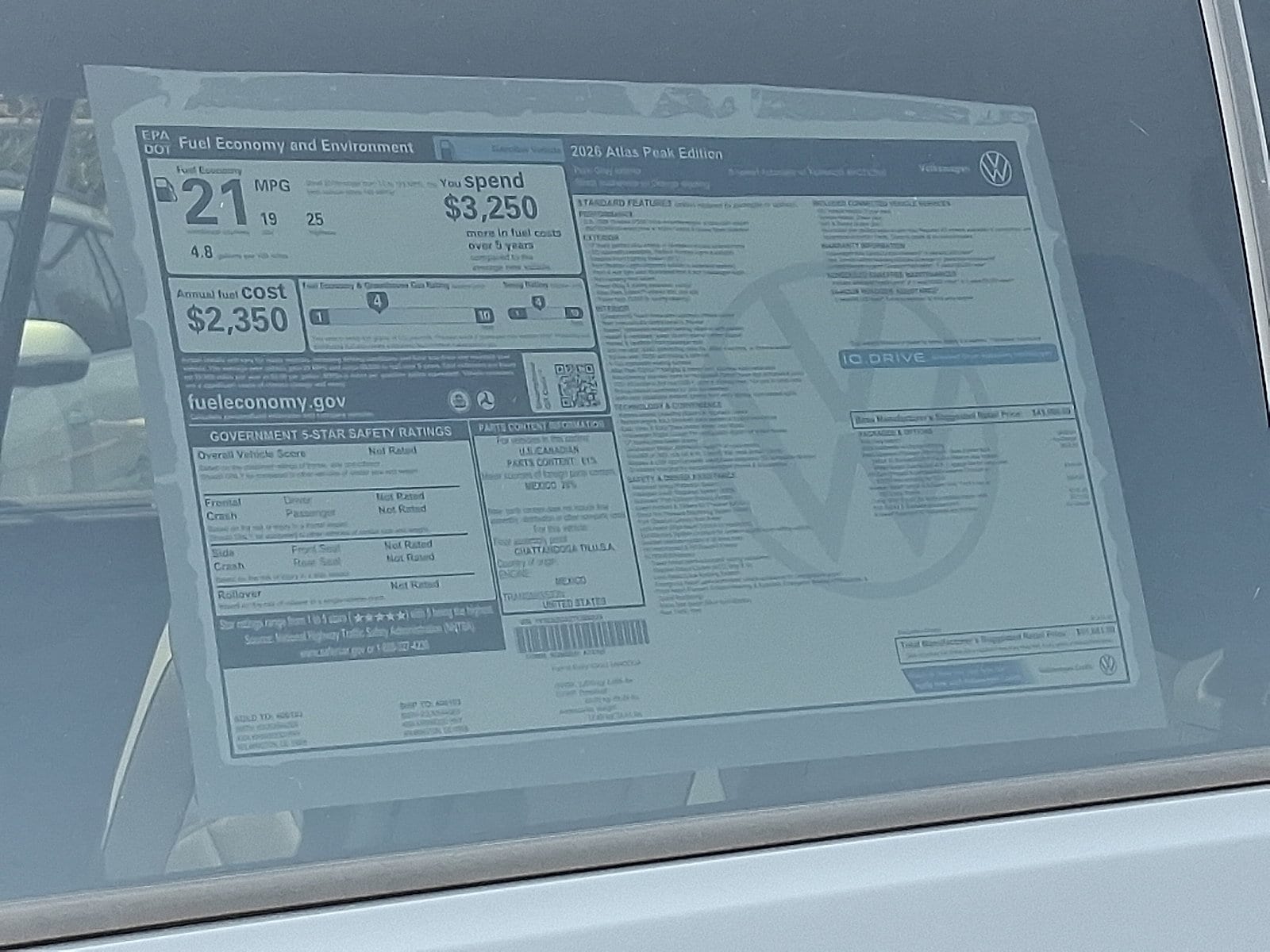 2026 Volkswagen Atlas Atlas Peak Edition - Photo 19