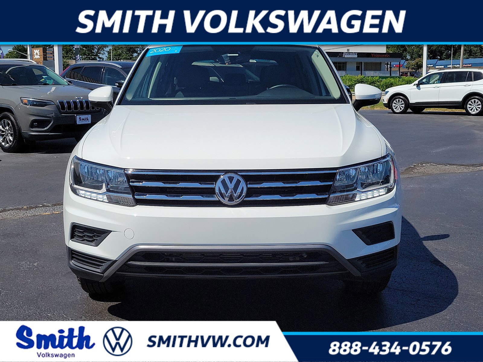 Certified 2020 Volkswagen Tiguan SE with VIN 3VV2B7AX6LM166744 for sale in Wilmington, DE