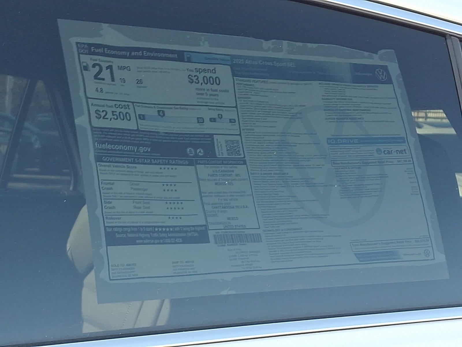 2025 Volkswagen Atlas Cross Sport SEL - Photo 19