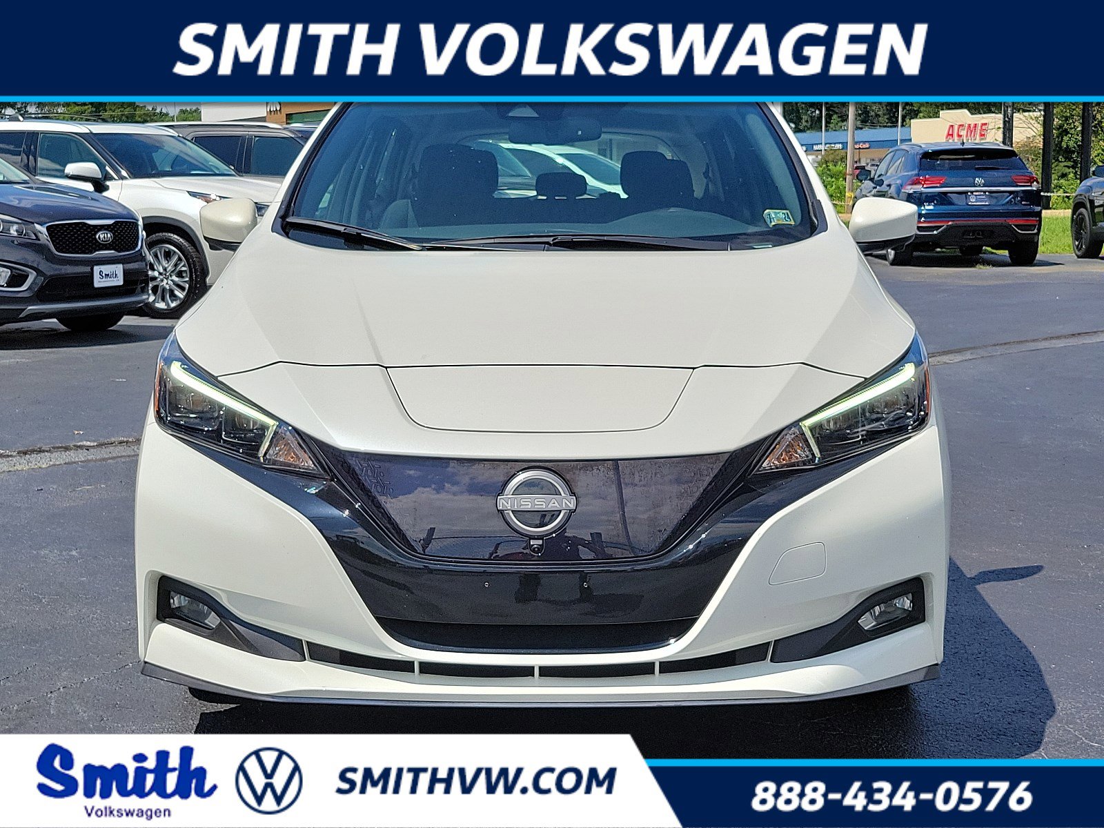 Used 2023 Nissan Leaf SV Plus with VIN 1N4CZ1CV4PC551160 for sale in Wilmington, DE