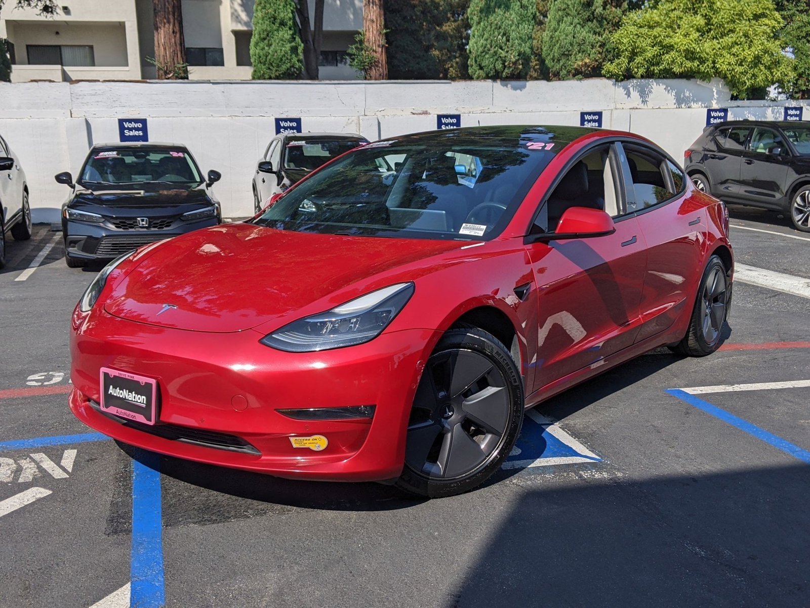 Used 2021 Tesla Model 3 Base with VIN 5YJ3E1EB4MF939111 for sale in San Jose, CA