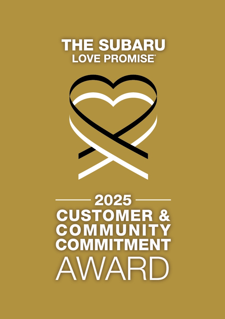 The 2025 Subaru Love Promise Customer and Community Commitment Award