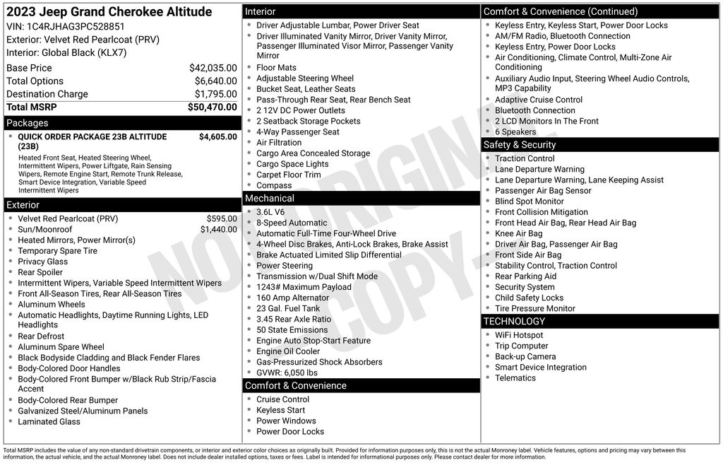 2023 Jeep Grand Cherokee Altitude's photo
