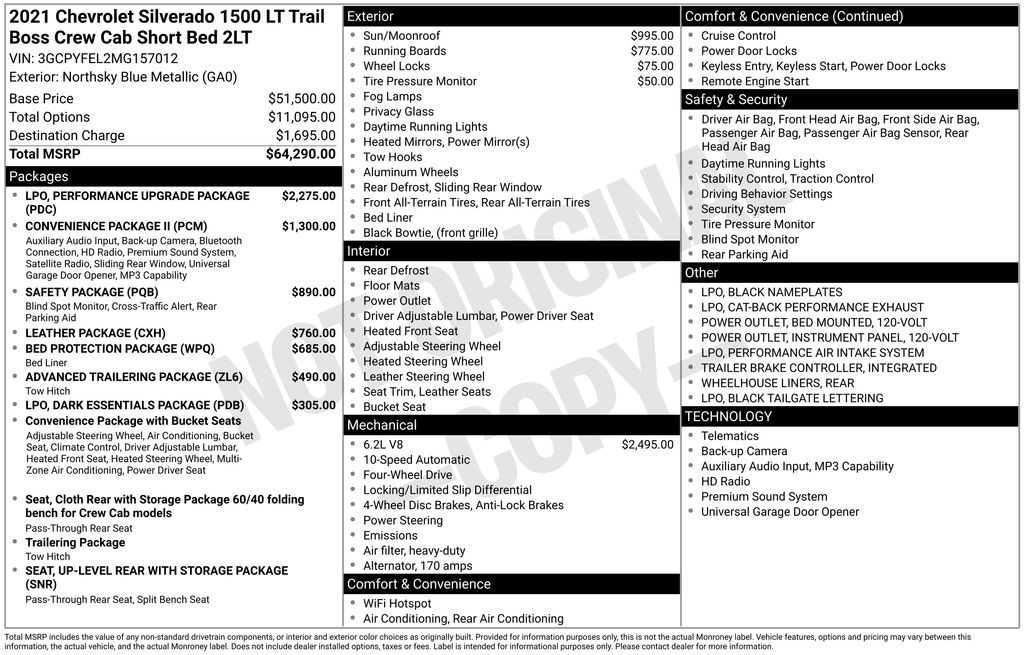 2021 Chevrolet Silverado 1500 LT Trail Boss's photo