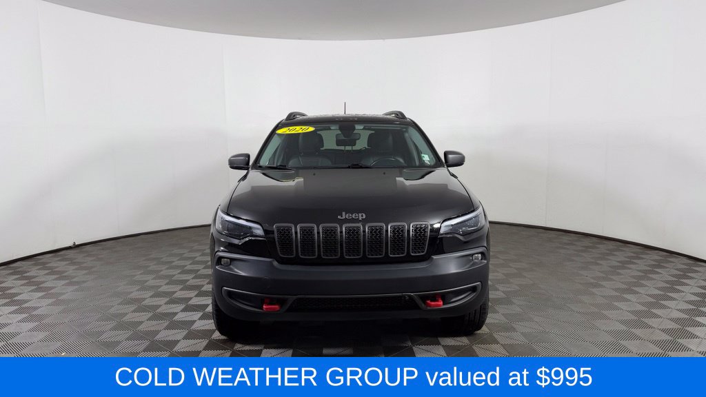 Used 2020 Jeep Cherokee Trailhawk with VIN 1C4PJMBX4LD524178 for sale in Midland, MI