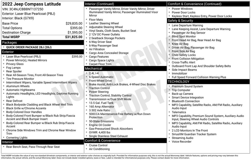2022 Jeep Compass Latitude