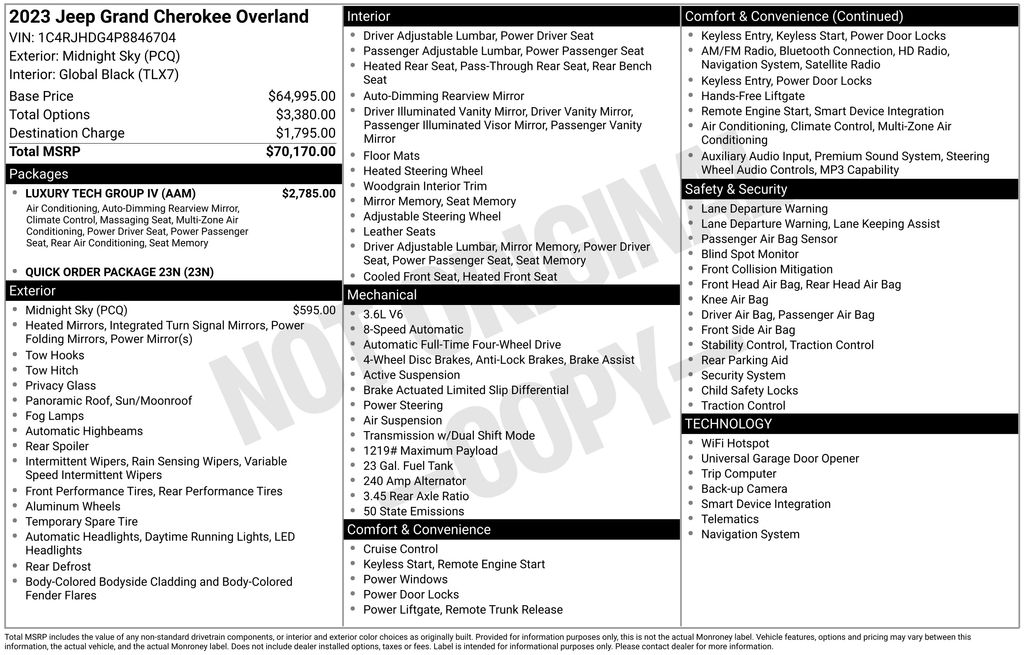 2023 Jeep Grand Cherokee Overland's photo