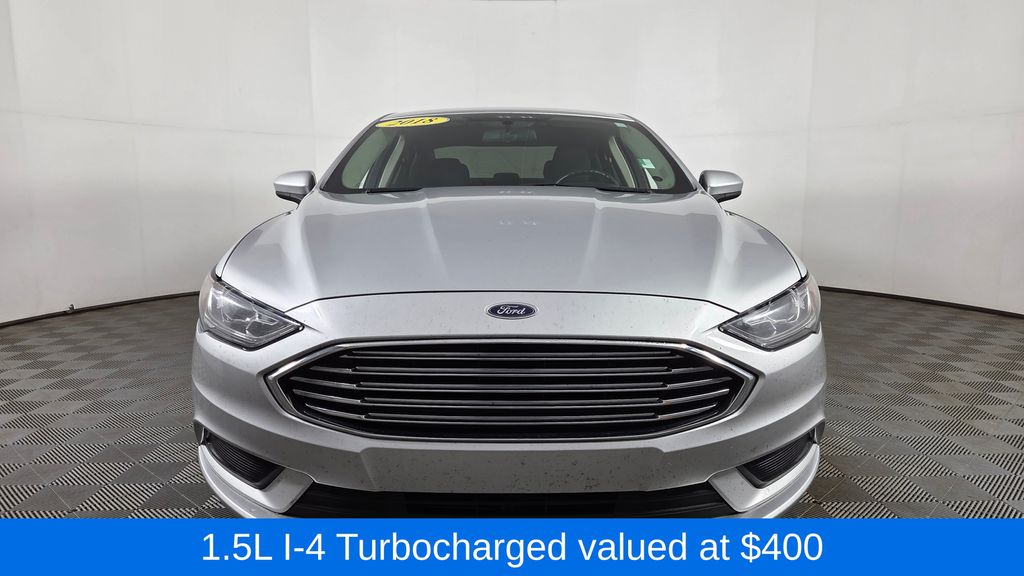 Used 2018 Ford Fusion SE with VIN 3FA6P0HD0JR272763 for sale in Midland, MI