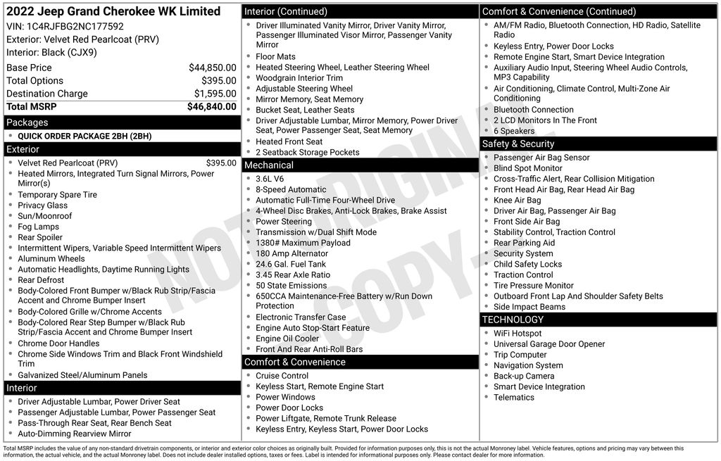 2022 Jeep Grand Cherokee WK Limited's photo
