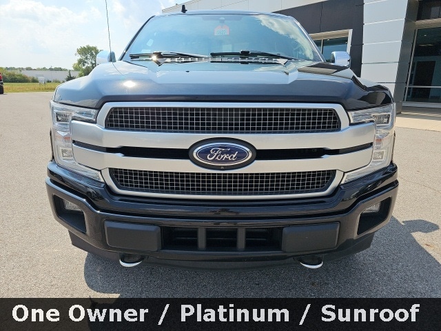 Used 2018 Ford F-150 Platinum with VIN 1FTFW1E12JFD51412 for sale in Napoleon, OH