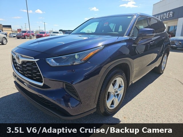 Used 2022 Toyota Highlander L with VIN 5TDCZRAH7NS133953 for sale in Napoleon, OH