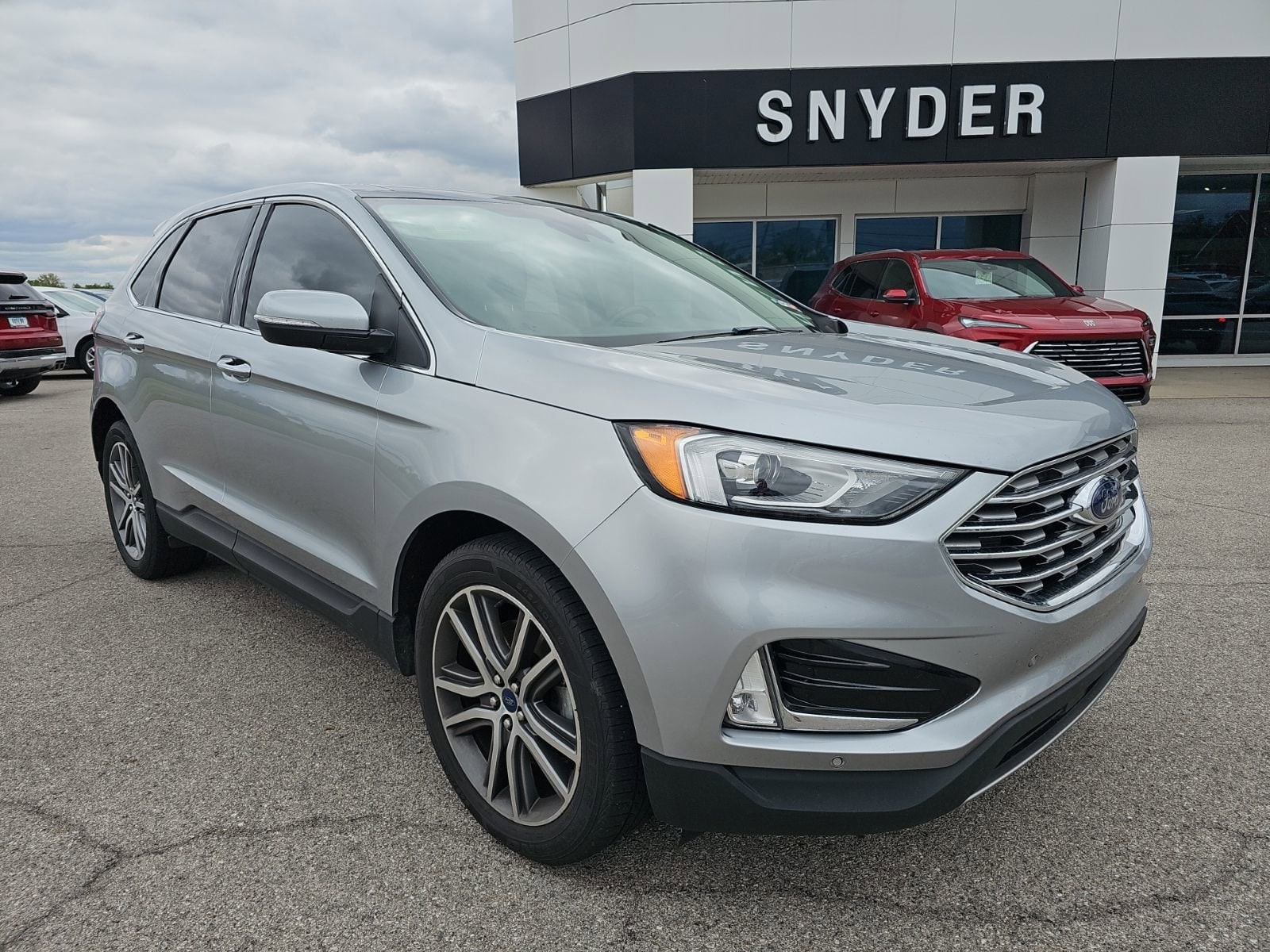 Used 2020 Ford Edge Titanium with VIN 2FMPK4K93LBB54406 for sale in Napoleon, OH