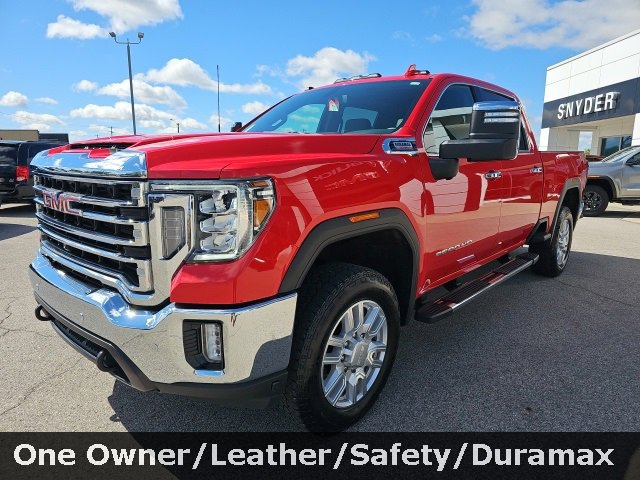 Used 2023 GMC Sierra 3500HD SLT with VIN 1GT49UEYXPF223103 for sale in Napoleon, OH